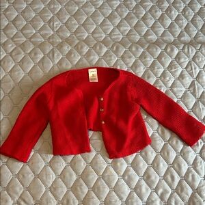 Carter Vibrant Red Baby sweater